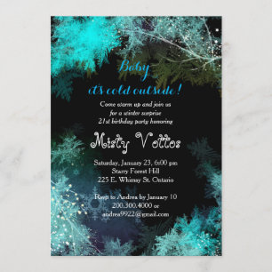 Heupbos Winter Surprise Birthday Kaart