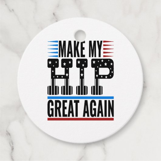 Heupchirurgie Bedankjes Labels (Voorkant)