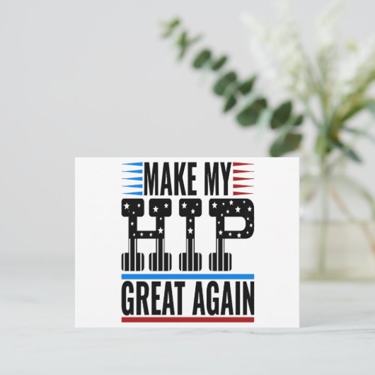 Heupchirurgie Briefkaart (Staand voorkant)