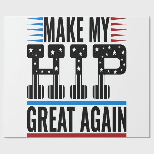 Heupchirurgie Cadeaupapier (Vlak)