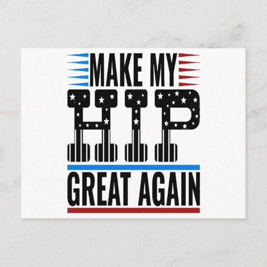 Heupchirurgie Feestdagenkaart (Voorkant)