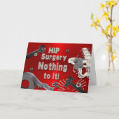 HEUPCHIRURGIE GET WELL KAART - DUCT TAPE (Gele Bloem)