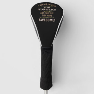 Heupchirurgie herstel Humor Golfheadcover