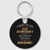 Heupchirurgie herstel Humor Sleutelhanger (Achterkant)