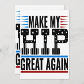 Heupchirurgie Kaart (Voorkant / Achterkant)