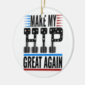 Heupchirurgie Keramisch Ornament (Links)