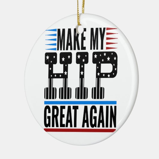 Heupchirurgie Keramisch Ornament (Links)