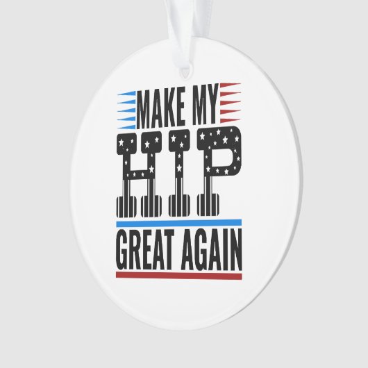 Heupchirurgie Ornament (voorkant)