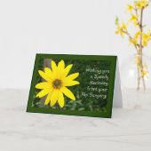 Heupchirurgie snelle herstel Kaart (Gele Bloem)