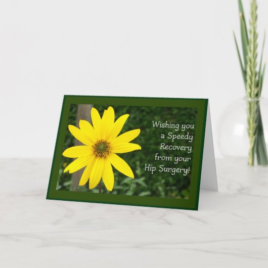 Heupchirurgie snelle herstel Kaart (Voorkant)