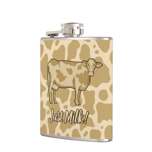 Heupfles met koe (Links)