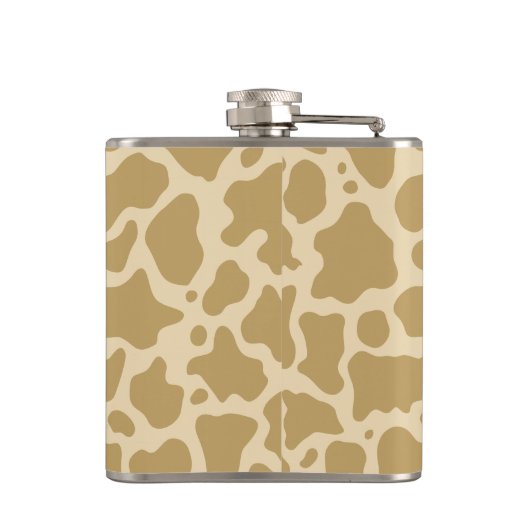 Heupfles met koe (Achterkant)