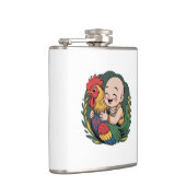 Heupflesje met Vinyl Omhulzing | Chloe Baby knuffe Heupfles (Rechts)