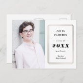 Heupgrens Afstuderen Aankondiging Briefkaart (Voorkant / Achterkant)