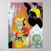 Heupjongen afdrukken/Poster Poster (Voorkant)