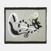 heupkat fleece deken (Voorkant (Horizontaal))