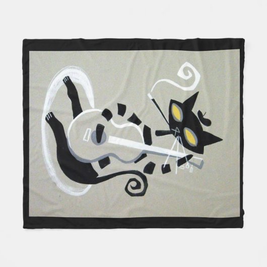 heupkat fleece deken (Voorkant (Horizontaal))