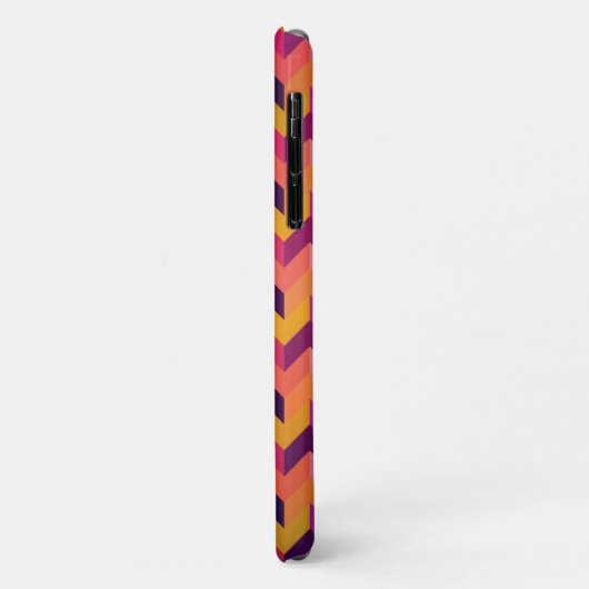 Heupkleurig geometrisch patroon Gepersonaliseerd m Case-Mate iPhone Case (Achterkant/links)
