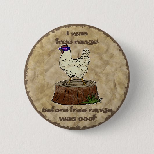 Heupkuikens, knop ronde button 5,7 cm (Voorkant)