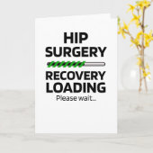 Heupoperatie herstel gift | Heupvervangende gift Kaart (Gele Bloem)