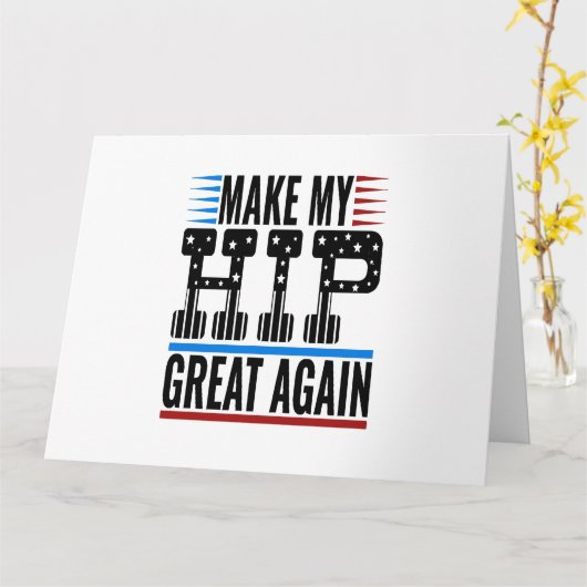 Heupoperatie Kaart (Gele Bloem)