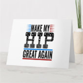 Heupoperatie Kaart (Voorkant)