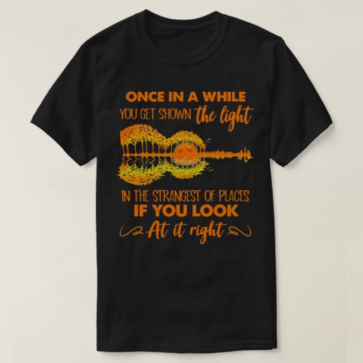 Heuppie één keer in één keer terwijl je het licht  t-shirt (Design voorkant)