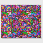 Heuppie Vloerpapier voor ontwerpverpakking Cadeaupapier (Vlak)