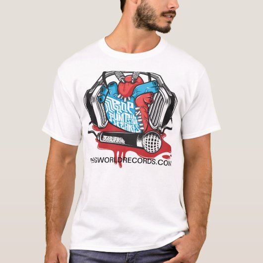 heuppompen in ons hart voor shirten t-shirt (Voorkant)