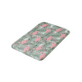 Heuproze flamingoes palm Leafs Art Pattern Badmat (Gekanteld)