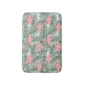 Heuproze flamingoes palm Leafs Art Pattern Badmat (Voorkant Verticaal)