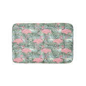 Heuproze flamingoes palm Leafs Art Pattern Badmat (Voorkant)