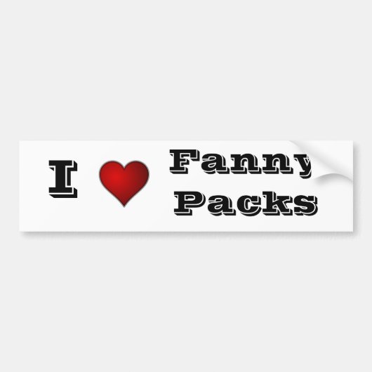 heuptasjes bumpersticker (Voorkant)