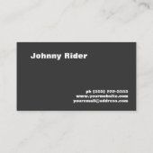 Heuptypografie Visitekaartje (Achterkant)