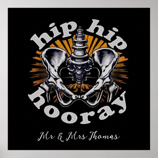 Heupvakantie Grappige heupvervangende operatie Poster (Voorkant)