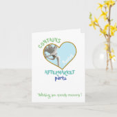 heupvervanging grappig totale heupoperatie cadeau  kaart (Gele Bloem)