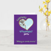 heupvervanging grappig totale heupoperatie cadeau  kaart (Gele Bloem)