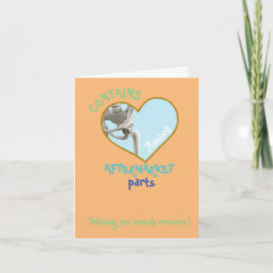 heupvervanging grappig totale heupoperatie cadeau  kaart