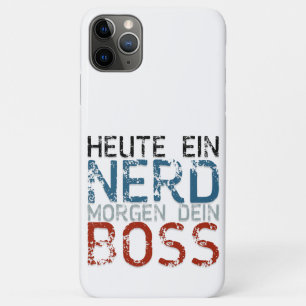 Heute ein Nerd, morgen dein Boss Case-Mate iPhone Case