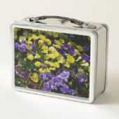Heuvel met paarse en gele viooltjes (Achterkant)