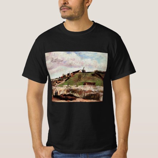 Heuvel van Montmartre met steengroeve door Vincent T-shirt (Voorkant)