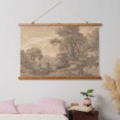 heuvelachtig landschap | kunstdruk. 0022 hangend wandkleed (Slaapkamer)