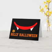 HEUVELIG HALLoween Kaart (Gele Bloem)