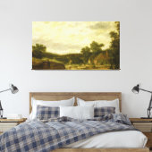 Heuvellandschap, Pieter Stalpaert, 1635 Canvas Afdruk (Insitu (Slaapkamer))