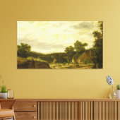 Heuvellandschap, Pieter Stalpaert, 1635 Canvas Afdruk (Insitu (Woonkamer))