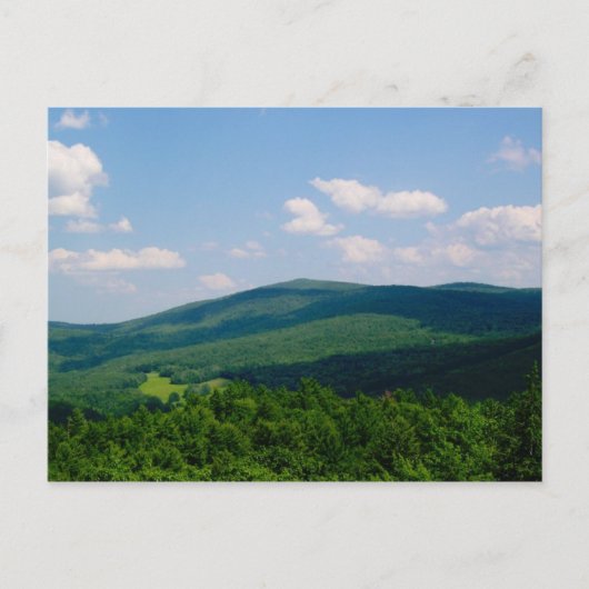 Heuvels en schaduwen zomerfotografie briefkaart (Voorkant)