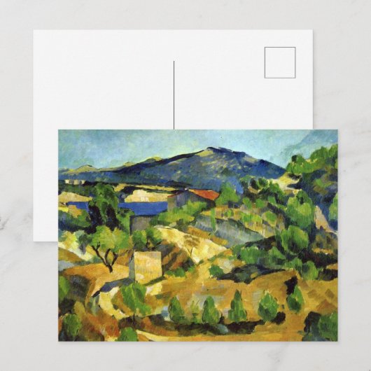 Heuvels in de Franse Provence - Paul Cezanne Briefkaart (Voorkant / Achterkant)