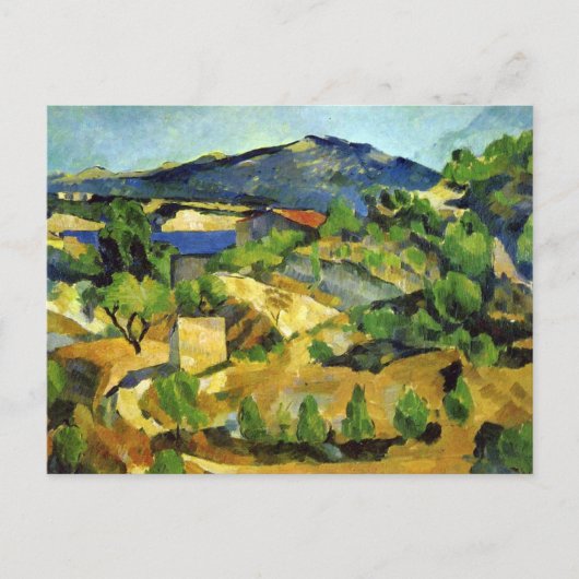 Heuvels in de Franse Provence - Paul Cezanne Briefkaart (Voorkant)