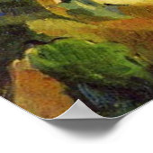 Heuvels in de Franse Provence - Paul Cezanne Poster (Hoek)