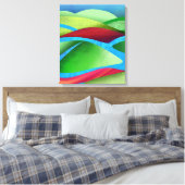 Heuvels Op Ijs Canvas Afdruk (Insitu (Slaapkamer))